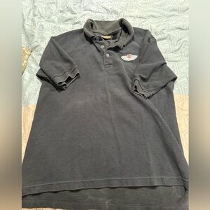 Vintage 2003 Harley-Davidson 100th Anniversary Embroidered Polo Shirt USA XL
